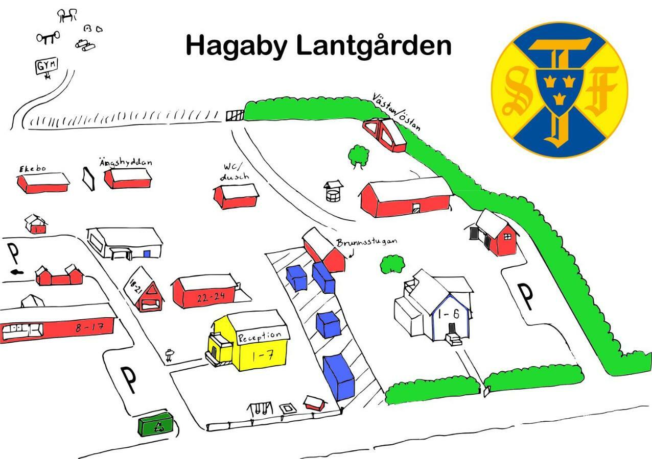 Stf Hagaby/Lantgarden Hostel Löttorp Buitenkant foto